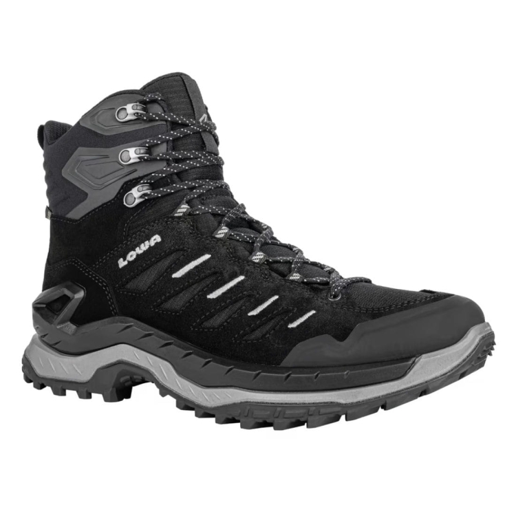 Męskie buty trekkingowe Lowa Innovo GTX MID – Black/Grey