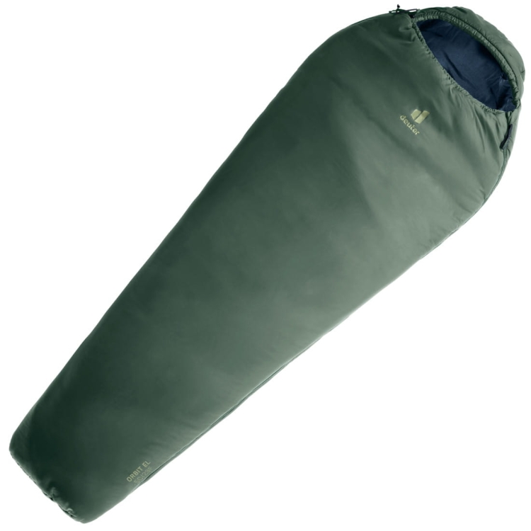 Śpiwór dla wysokich Deuter Orbit EL -5C/23F - Ivy-Ink