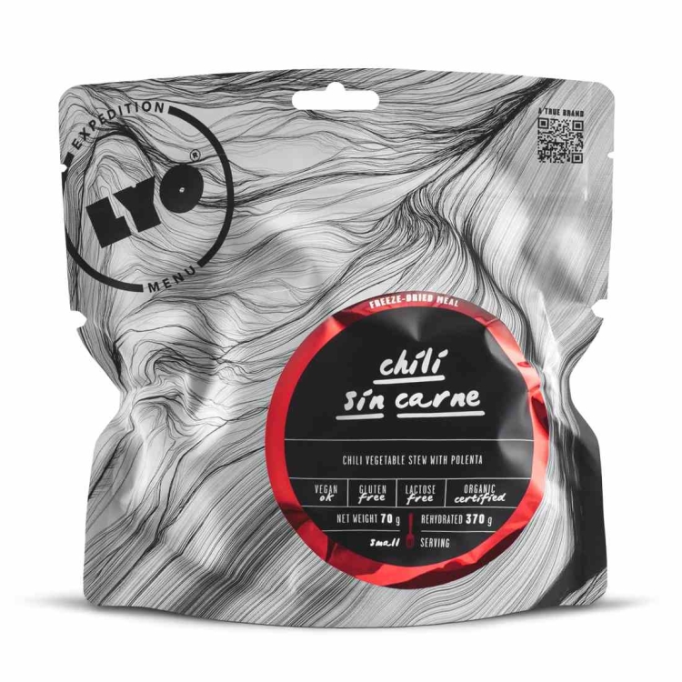 Wegańskie danie liofilizowane LYOFOOD Chili sin Carne - 370 g