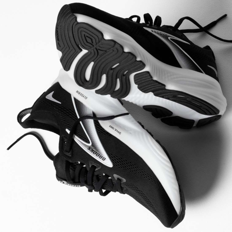 Damskie buty do biegania Brooks Glycerin 22 – Black/Grey/White