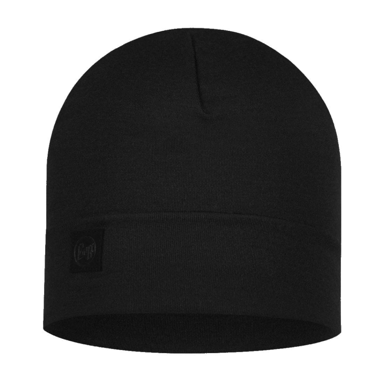 Czapka zimowa Buff Merino Heavyweight Beanie - Solid Black