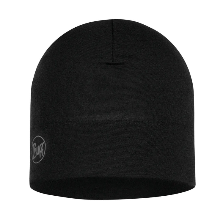 Ciepła czapka Buff Merino Midweight Beanie - Solid Black