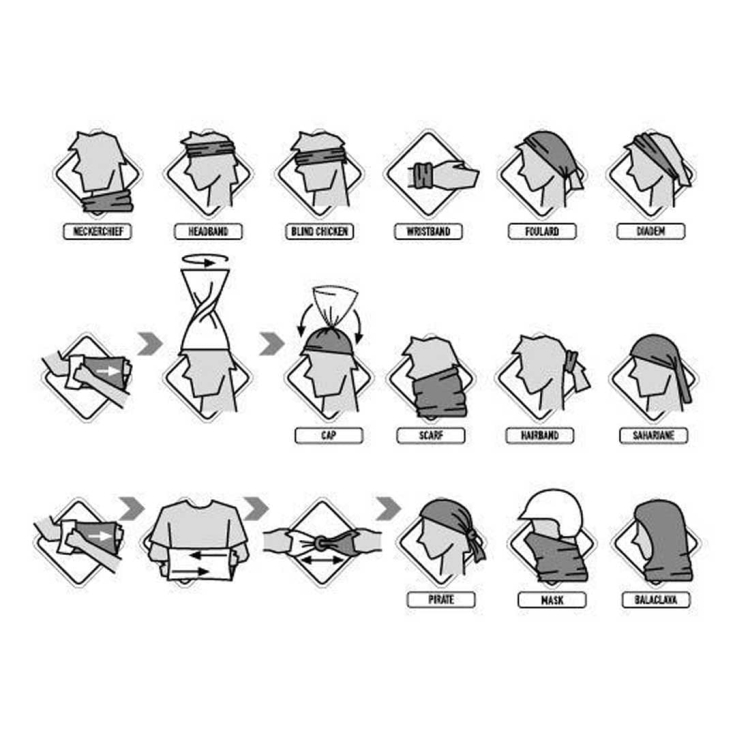 Chusta Buff Merino Lightweight Neckwear - Solid Night Blue