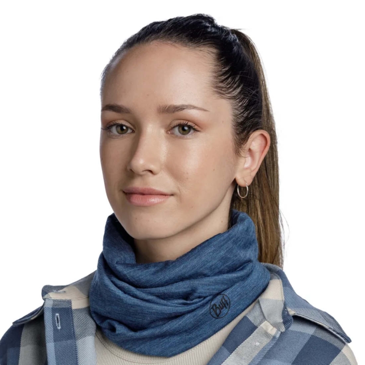 Chusta Buff Merino Lightweight Neckwear - Multistripes Tempest