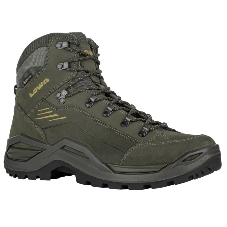 Męskie buty trekkingowe Lowa Renegade EVO GTX MID - Olive/Mustard