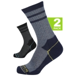 Skarpety Lorpen T2 2 Pack Wool Hike Crew - Whales Grey/Blue