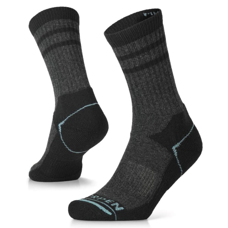 Skarpety Lorpen T2 2 Pack Wool Hike Crew - Whales Grey/Blue