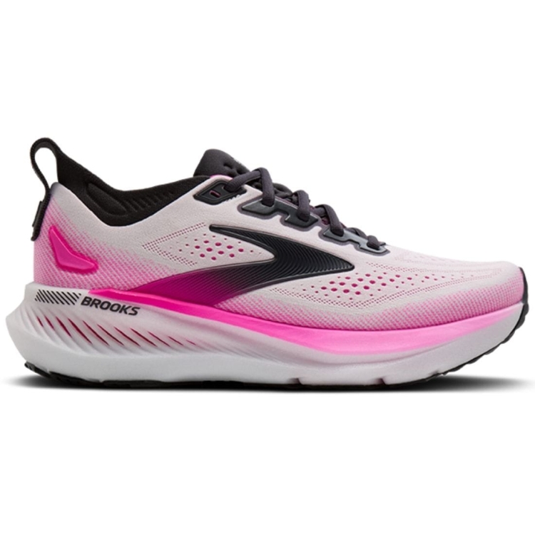Damskie buty do biegania Brooks Glycerin GTS 23 – White/Phantom/Cyber Pink