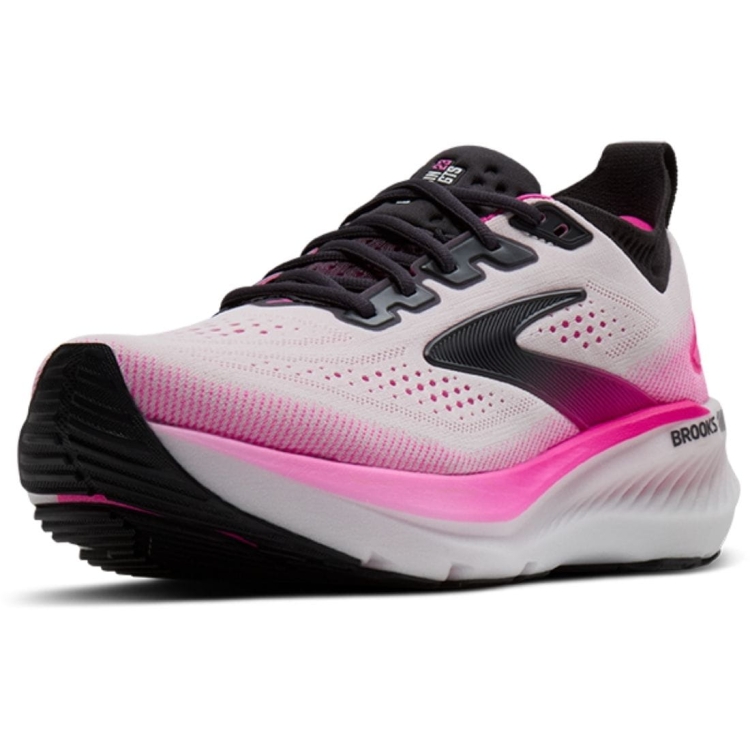 Damskie buty do biegania Brooks Glycerin GTS 23 – White/Phantom/Cyber Pink