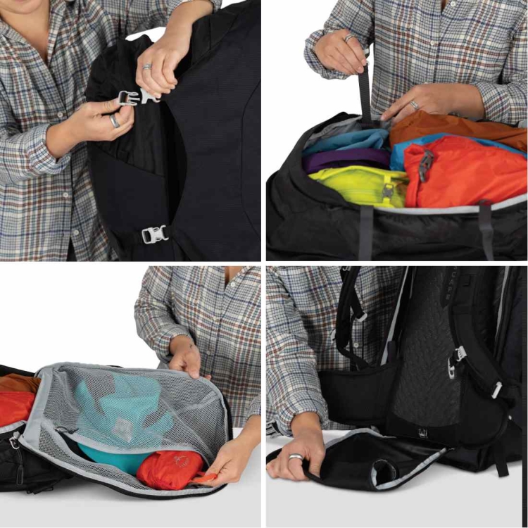 Damski Plecak/Torba Osprey Fairview 55 - Black