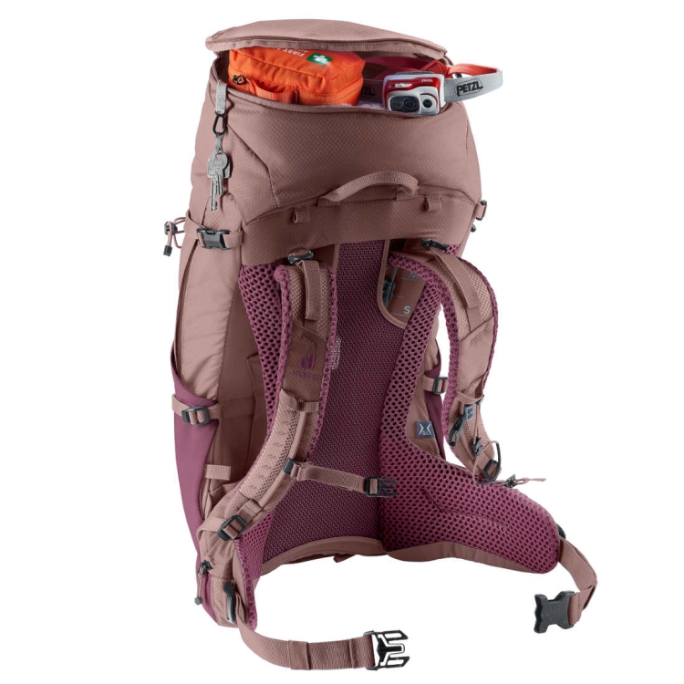 Damski plecak trekkingowy Deuter Futura Pro 34 SL - Cassis-Ashrose