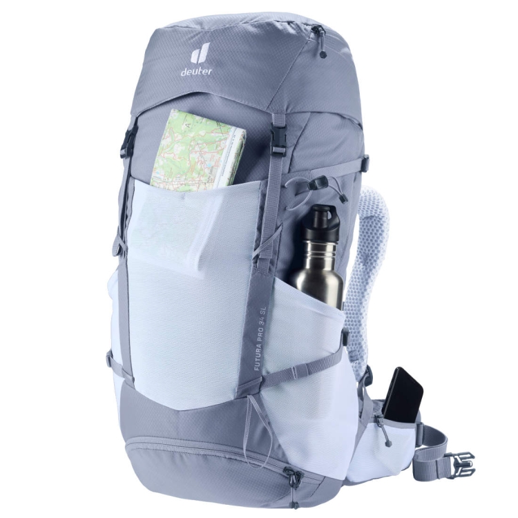Damski plecak trekkingowy Deuter Futura Pro 34 SL - Polar-Bluejay