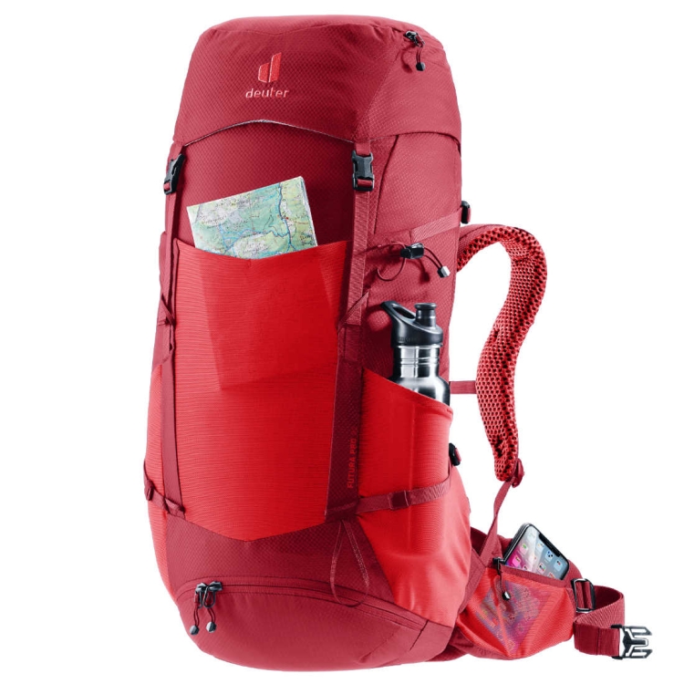Dwukomorowy plecak Deuter Futura Pro 32 - Cherry-Masala