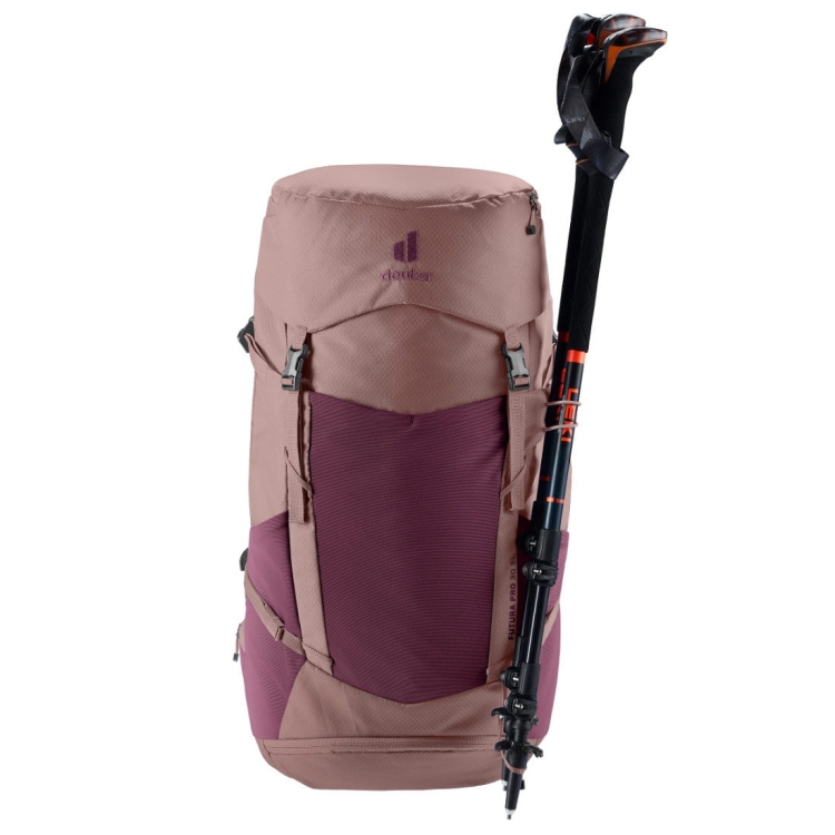 Damski plecak dwukomorowy Deuter Futura Pro 30 SL - Cassis-Ashrose