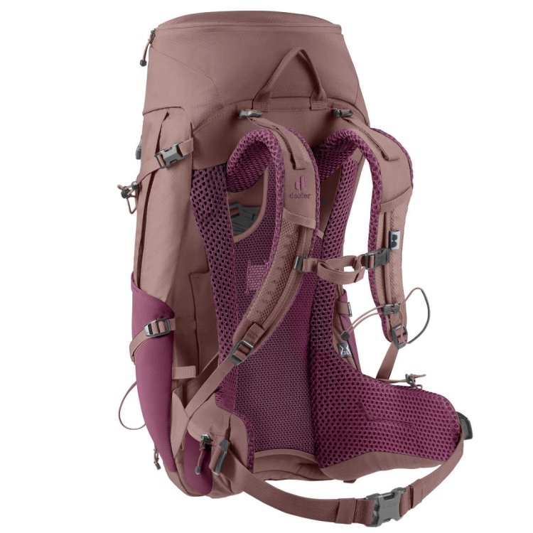 Damski plecak dwukomorowy Deuter Futura Pro 30 SL - Cassis-Ashrose