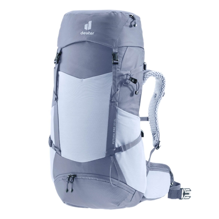Damski plecak dwukomorowy Deuter Futura Pro 30 SL - Polar-Bluejay