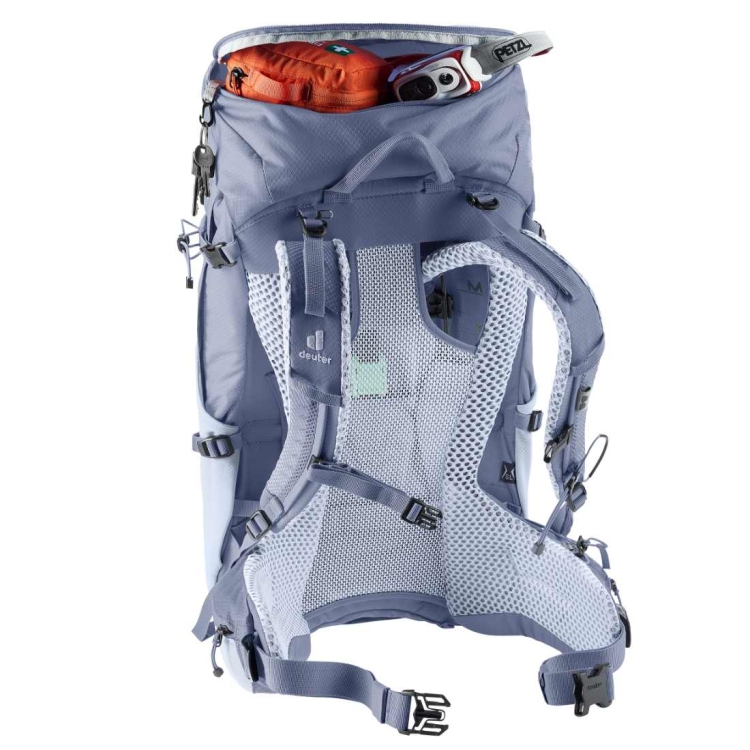 Damski plecak dwukomorowy Deuter Futura Pro 30 SL - Polar-Bluejay