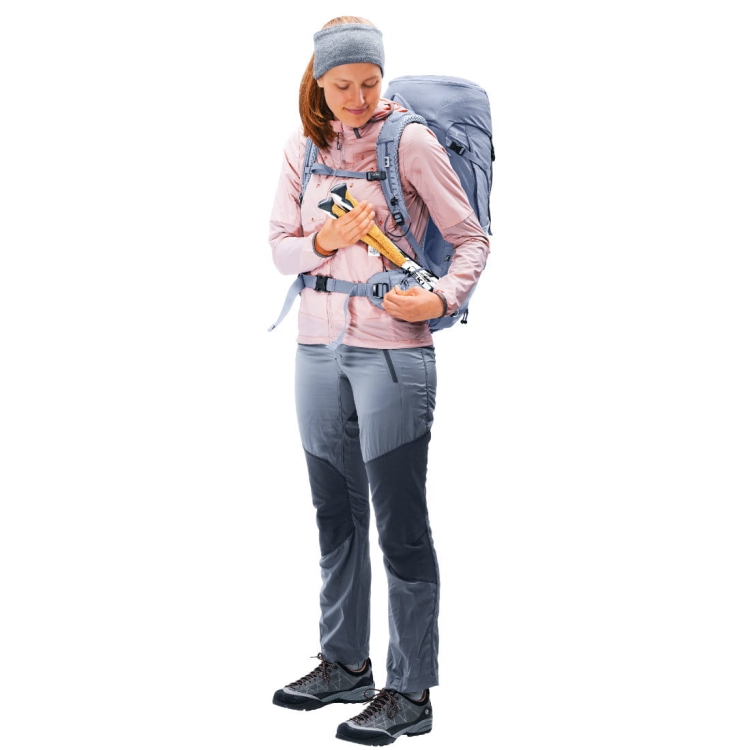 Damski plecak dwukomorowy Deuter Futura Pro 30 SL - Polar-Bluejay