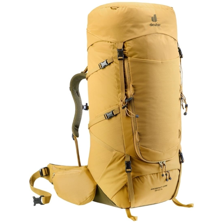 Damski plecak trekingowy Deuter Aircontact Core 65+10 SL - Savanna-Nori