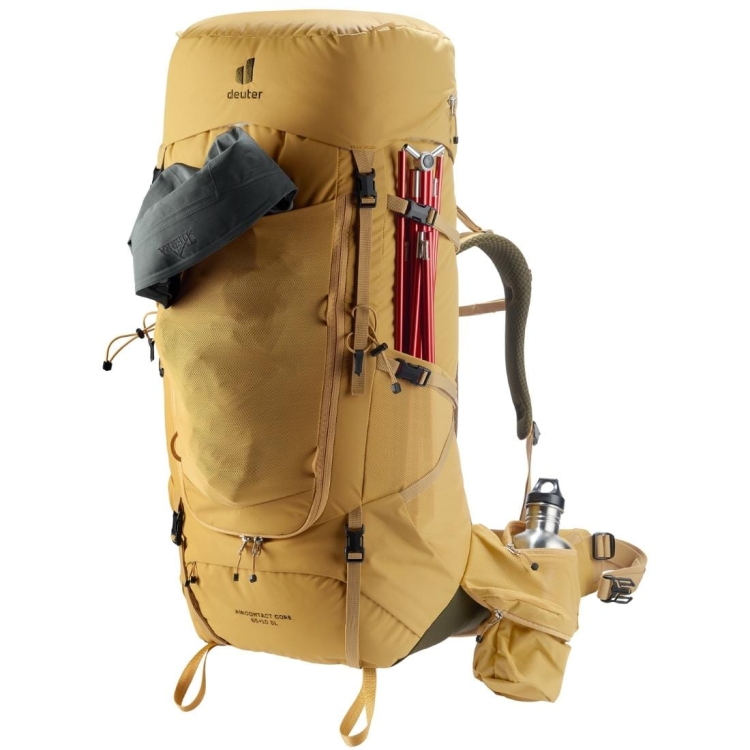 Damski plecak trekingowy Deuter Aircontact Core 65+10 SL - Savanna-Nori