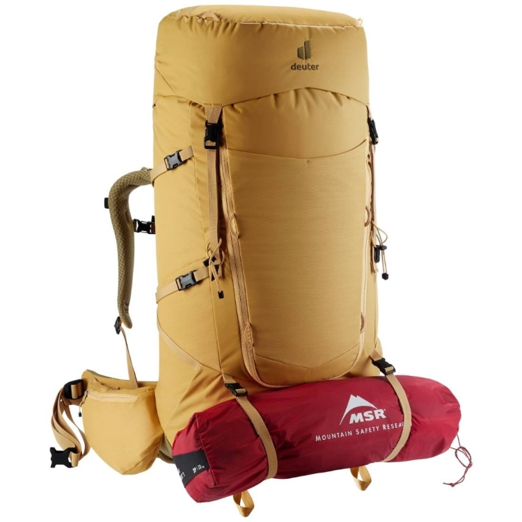 Damski plecak trekingowy Deuter Aircontact Core 65+10 SL - Savanna-Nori