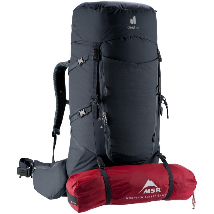 Plecak turystyczny Deuter Aircontact Core 60+10 - Black