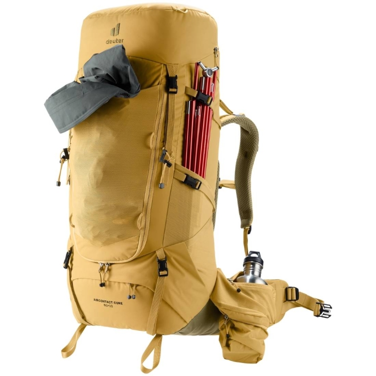 Plecak turystyczny Deuter Aircontact Core 60+10 - Savanna-Nori