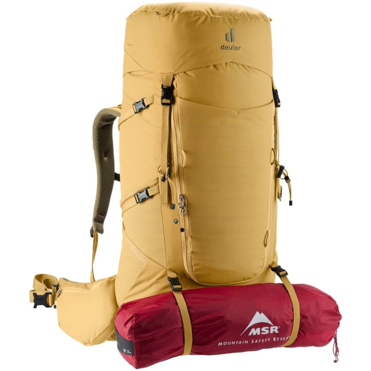 Plecak turystyczny Deuter Aircontact Core 60+10 - Savanna-Nori