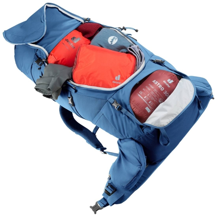Plecak turystyczny Deuter Aircontact Core 60+10 - Baltic-Nightblue