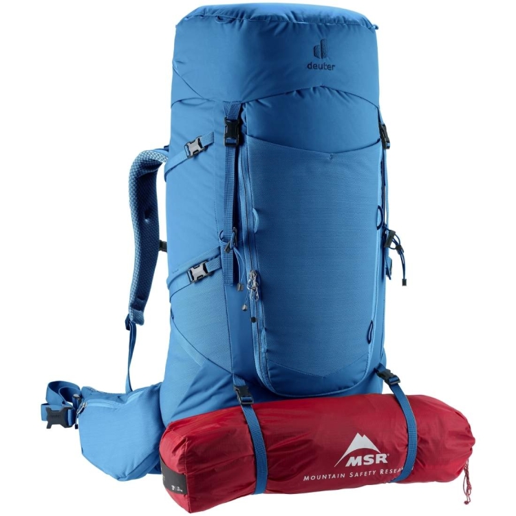 Plecak turystyczny Deuter Aircontact Core 60+10 - Baltic-Nightblue