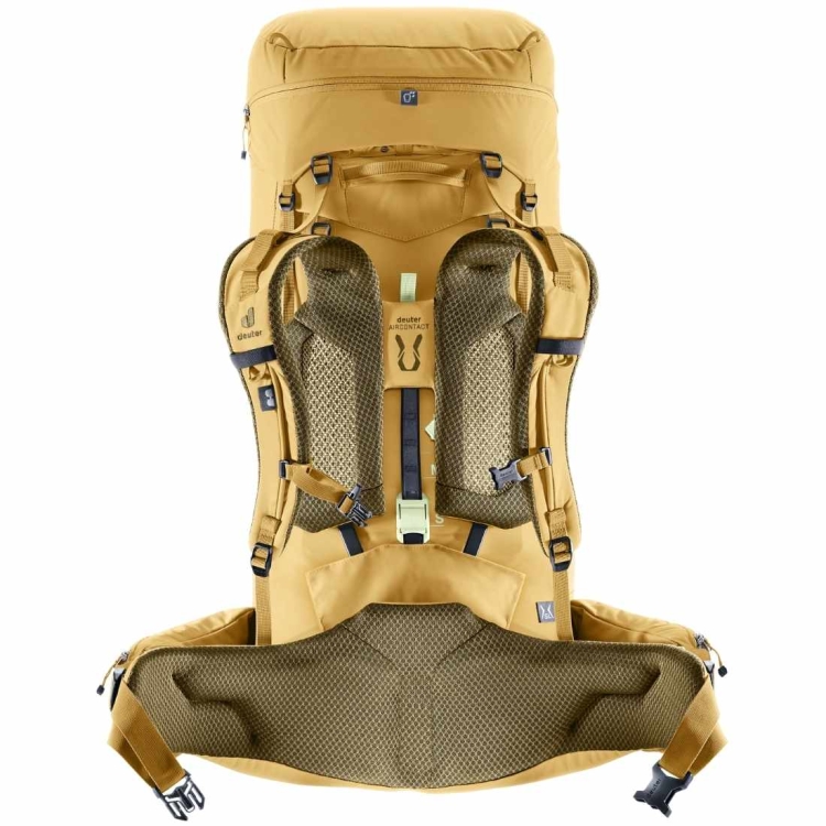 Damski plecak turystyczny Deuter Aircontact Core 55+10 SL - Savanna-Nori