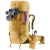 Damski plecak turystyczny Deuter Aircontact Core 55+10 SL - Savanna-Nori