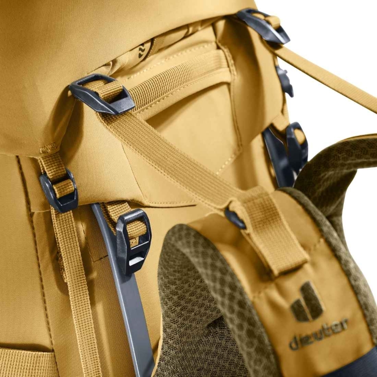 Damski plecak turystyczny Deuter Aircontact Core 55+10 SL - Savanna-Nori