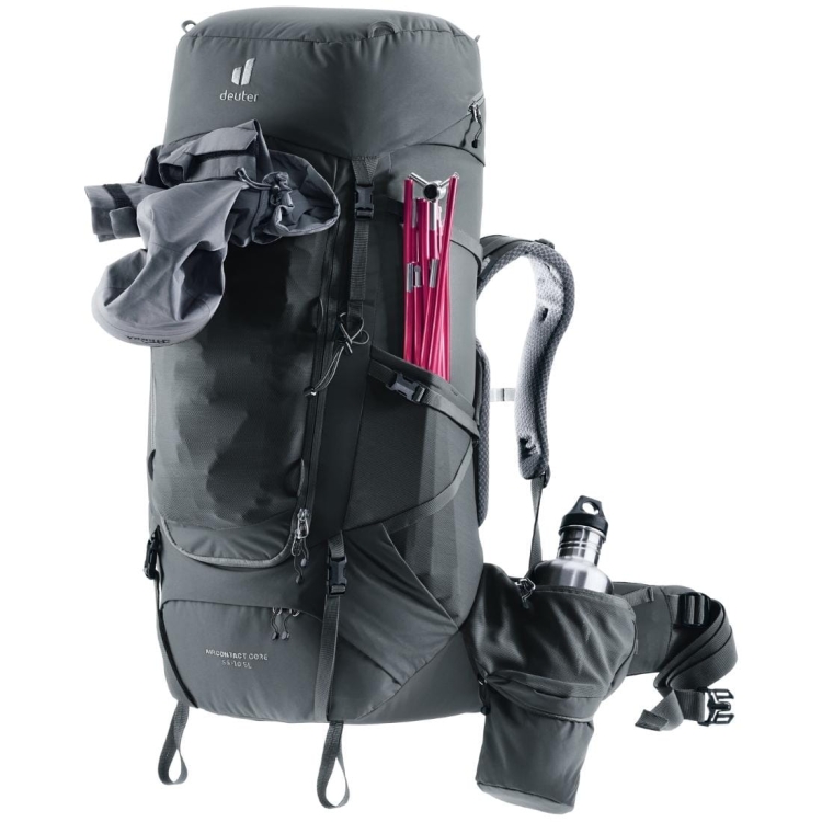 Damski plecak trekingowy Deuter Aircontact Core 55+10 SL - Graphite
