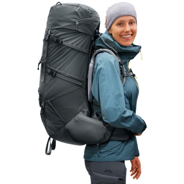 Damski plecak trekingowy Deuter Aircontact Core 55+10 SL - Graphite