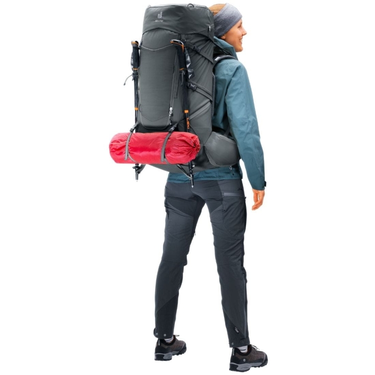 Damski plecak trekingowy Deuter Aircontact Core 55+10 SL - Graphite