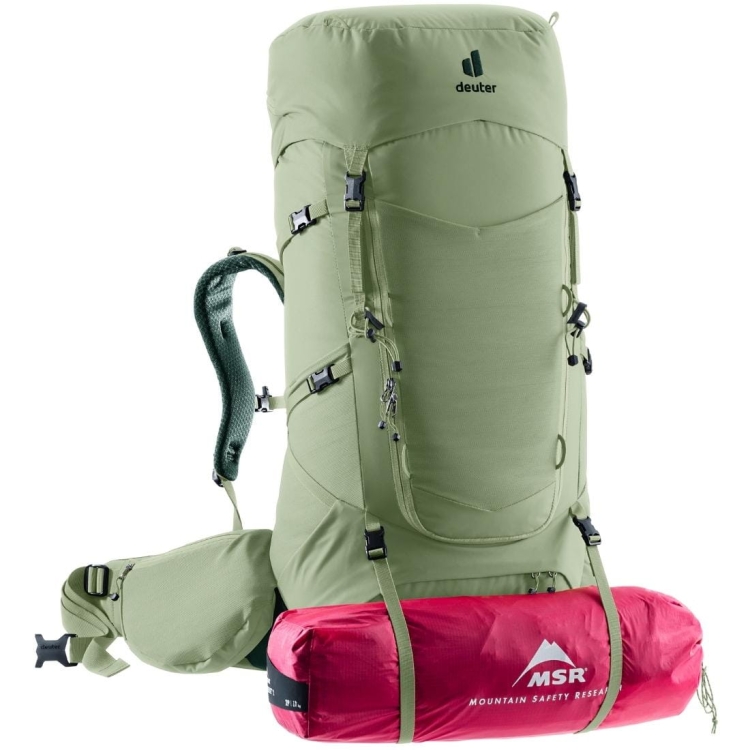 Damski plecak trekingowy Deuter Aircontact Core 55+10 SL - Grove-Ivy