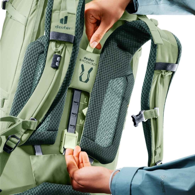 Damski plecak trekingowy Deuter Aircontact Core 55+10 SL - Grove-Ivy
