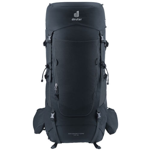 Dwukomorowy plecak Deuter Aircontact Core 50+10 - Black