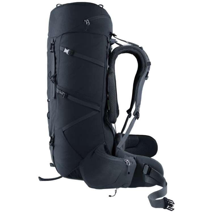 Dwukomorowy plecak Deuter Aircontact Core 50+10 - Black