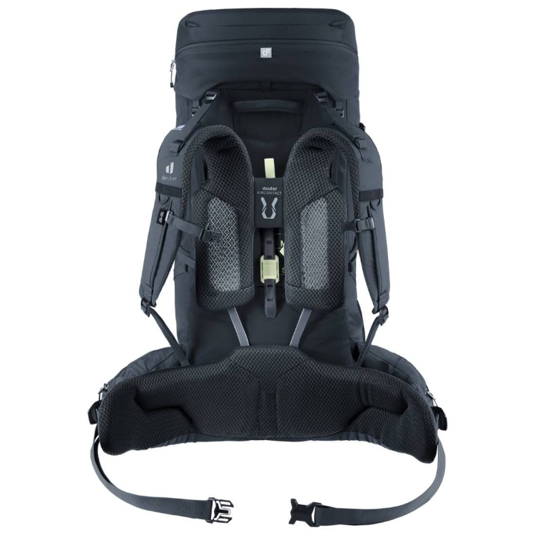 Dwukomorowy plecak Deuter Aircontact Core 50+10 - Black