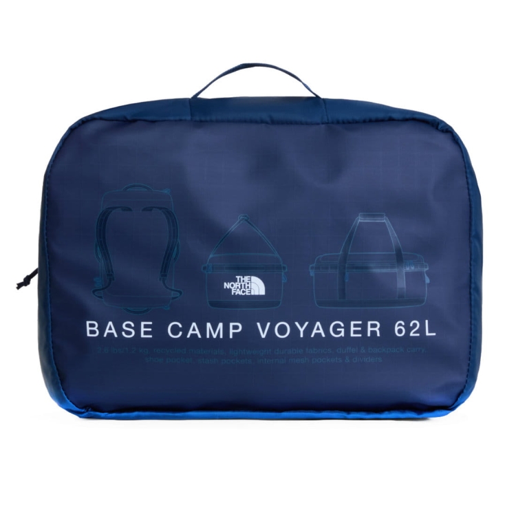 Torba podróżna The North Face Base Camp Voyager 62L - Shady Blue-Summit Navy