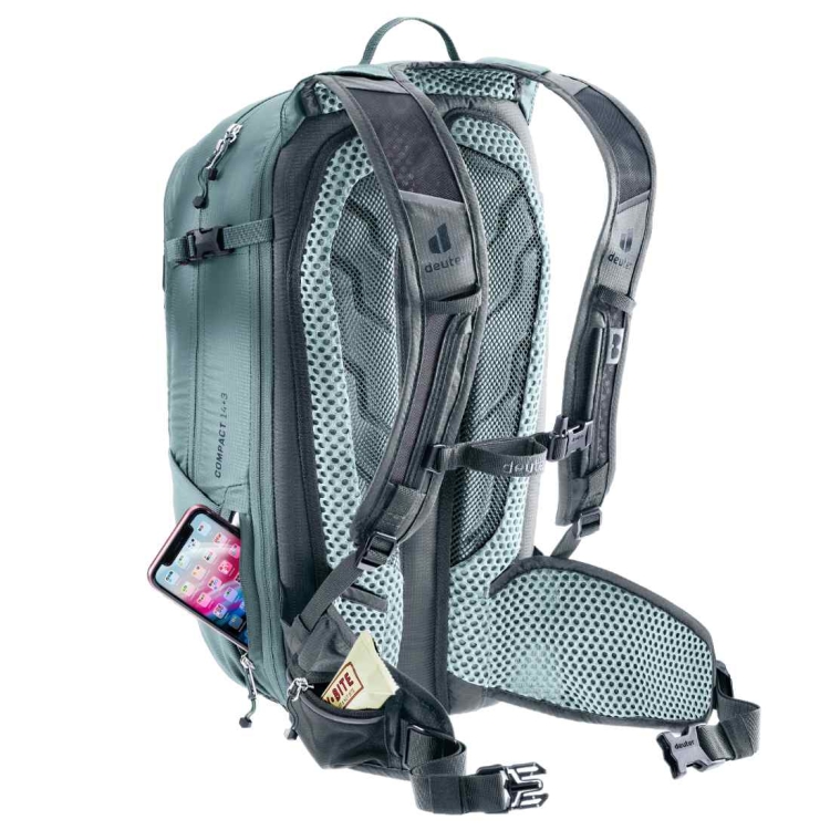 Plecak rowerowy Deuter Compact 14+3 - Graphite-Shale