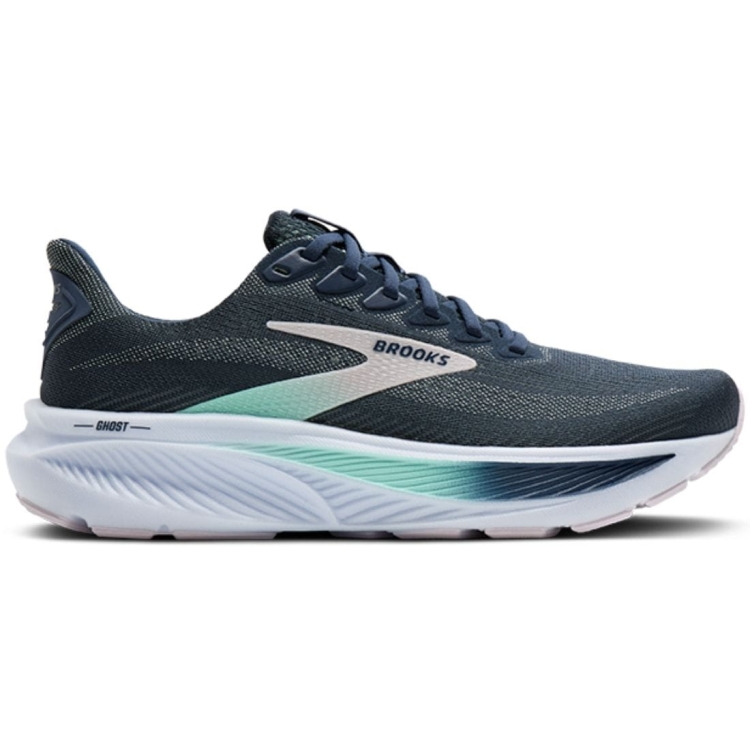 Damskie buty do biegania Brooks Ghost 17 – Spellbound/Yucca/Pink