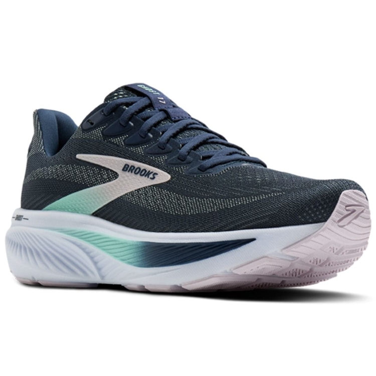 Damskie buty do biegania Brooks Ghost 17 – Spellbound/Yucca/Pink