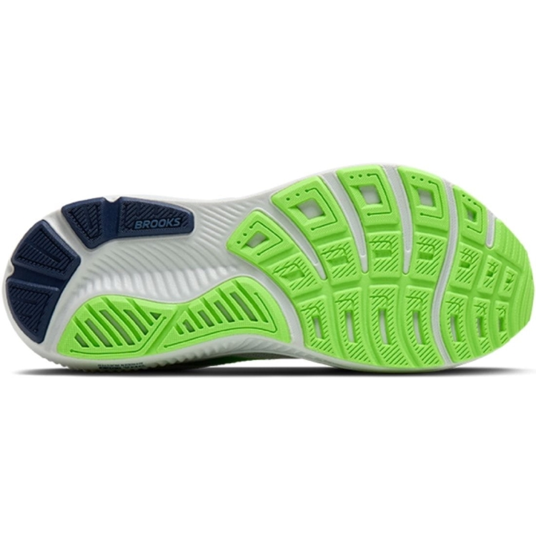Męskie buty do biegania Brooks Ghost 17 – Oyster/Beacon Blue/Gecko