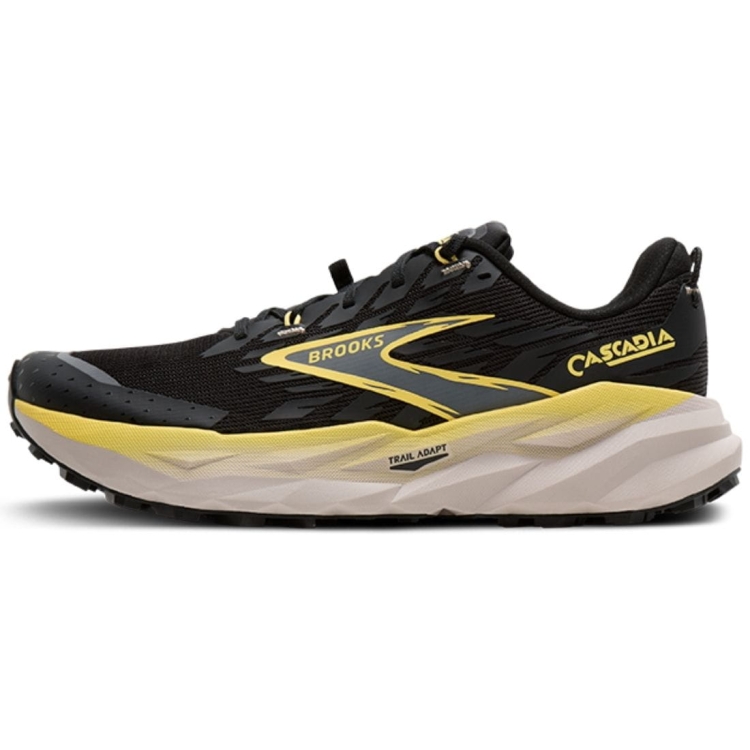 Męskie buty do biegania Brooks Cascadia 19 – Black/Yellow/Chateau