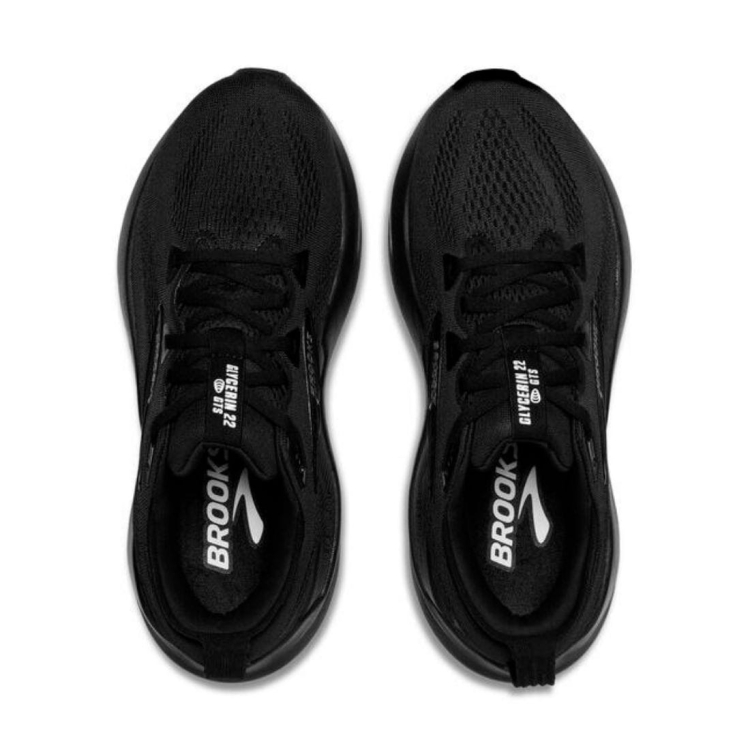 Męskie buty do biegania Brooks Glycerin GTS 22 – Black/Black/Ebony