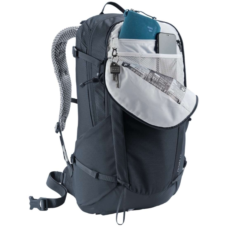 Lekki plecak z wentylacją Deuter Futura 23 - Black
