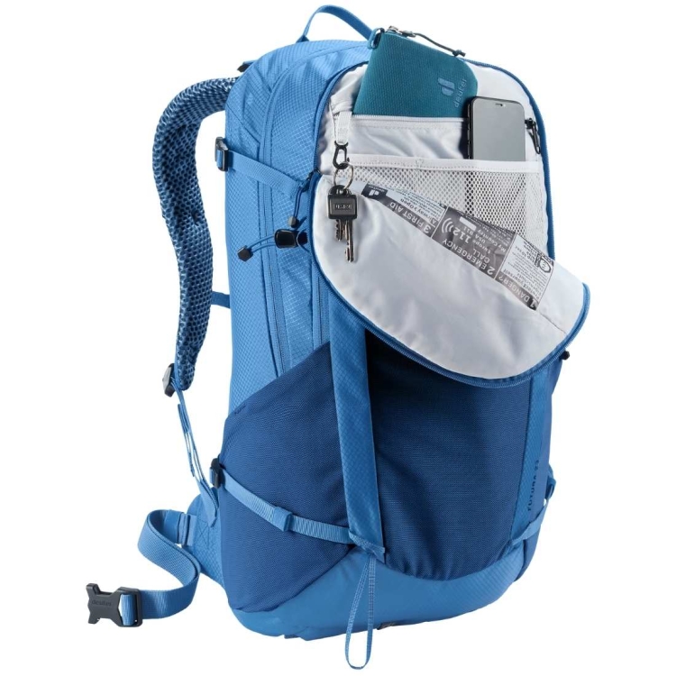 Lekki plecak z wentylacją Deuter Futura 23 - Nightblue-Baltic